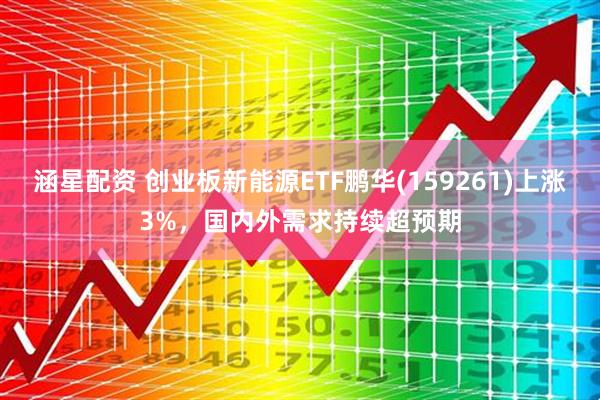 涵星配资 创业板新能源ETF鹏华(159261)上涨3%，国内外需求持续超预期